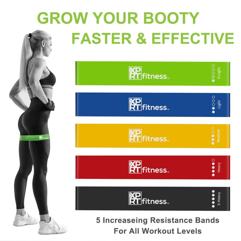5 Different Resistance Bands for Home Workout.