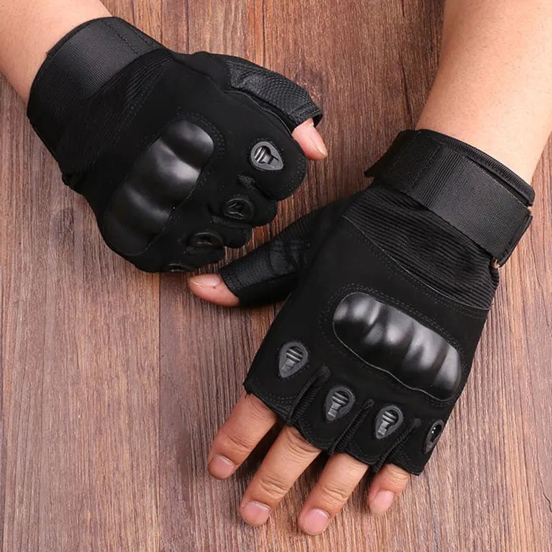 Durable tactical gloves designed for enhanced grip and protection in demanding environments