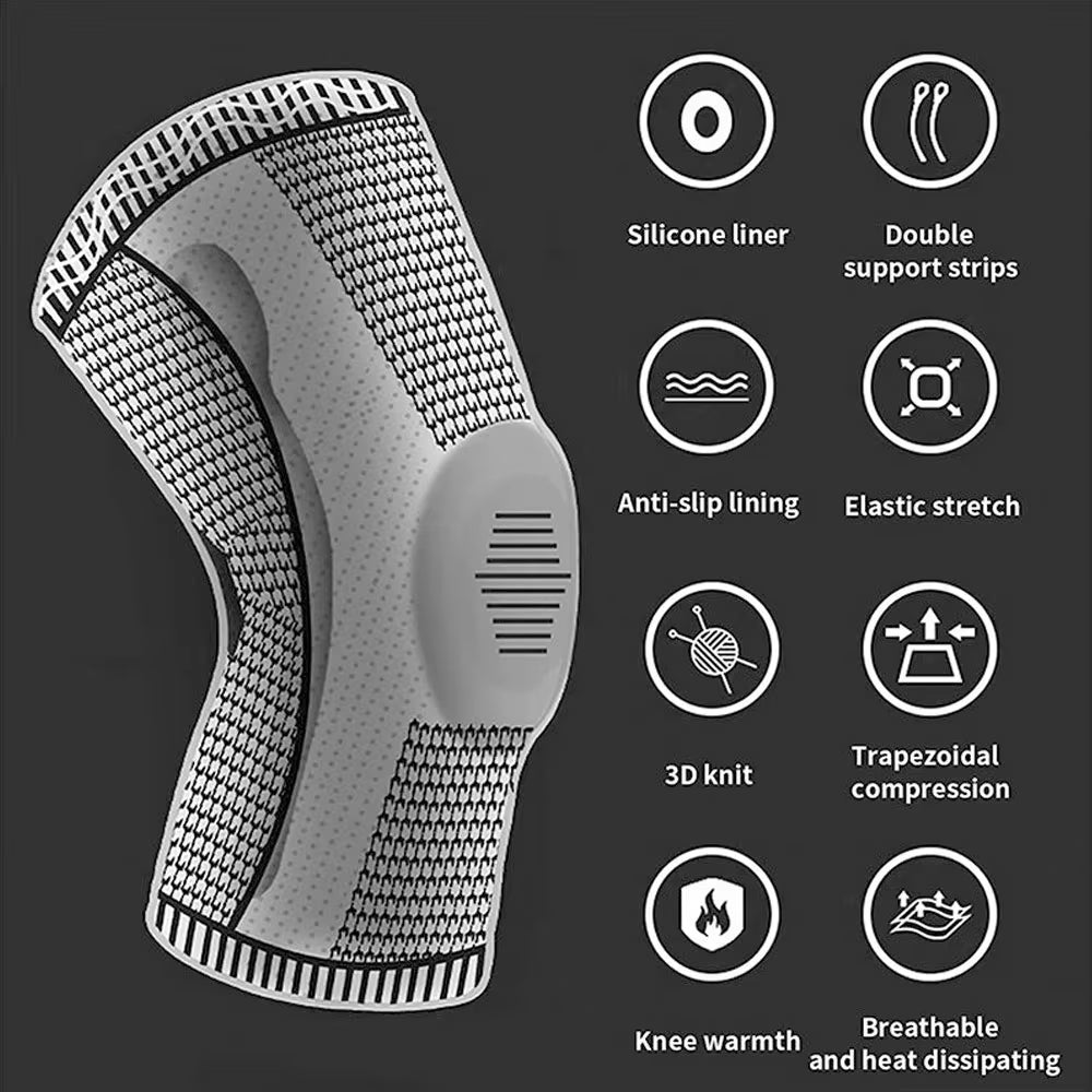 Professional sports athlete wearing a knee brace for optimal joint support and injury prevention