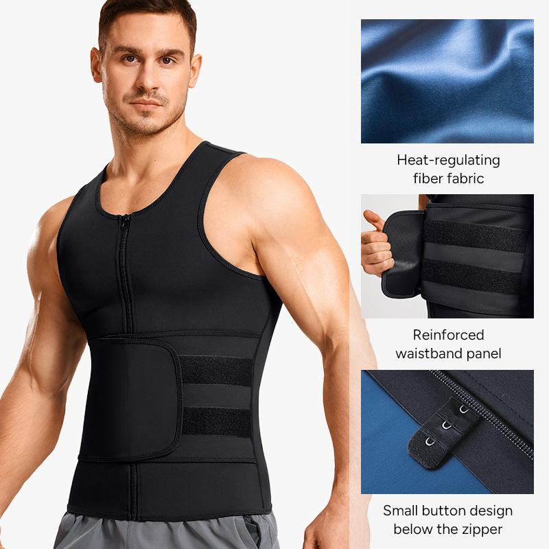Sauna Sports Vest Suit Top