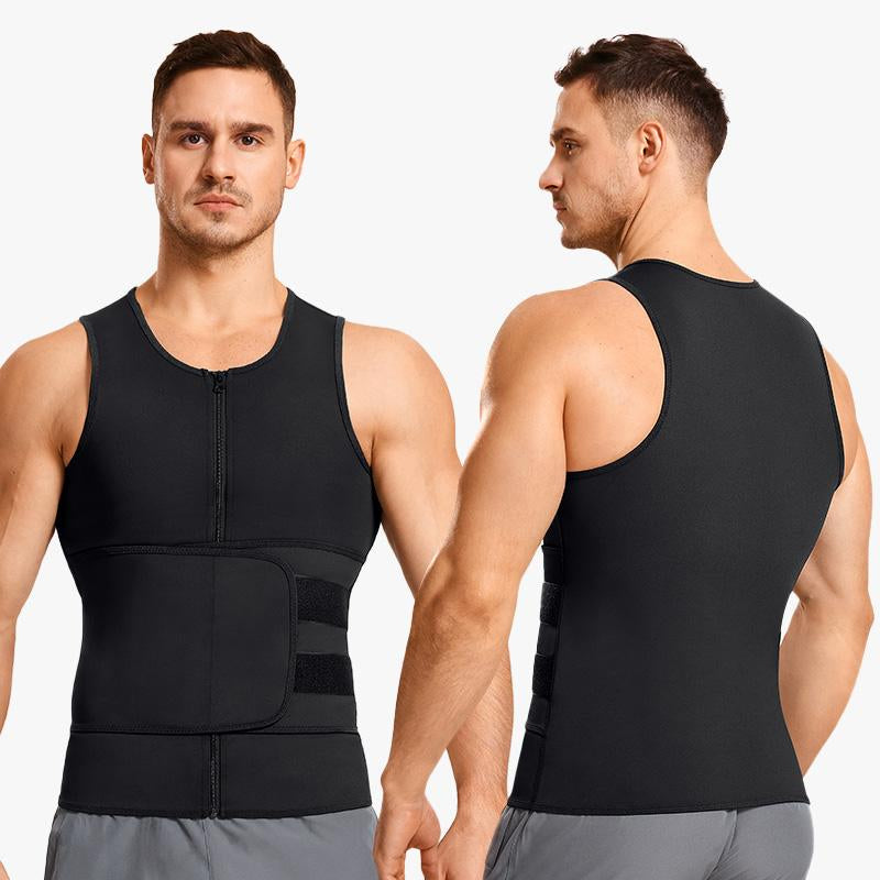 Sauna Sports Vest Suit Top