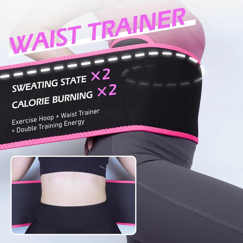 Smart hula hoop designed for fitness enthusiasts seeking engaging and effective exercise equipment.