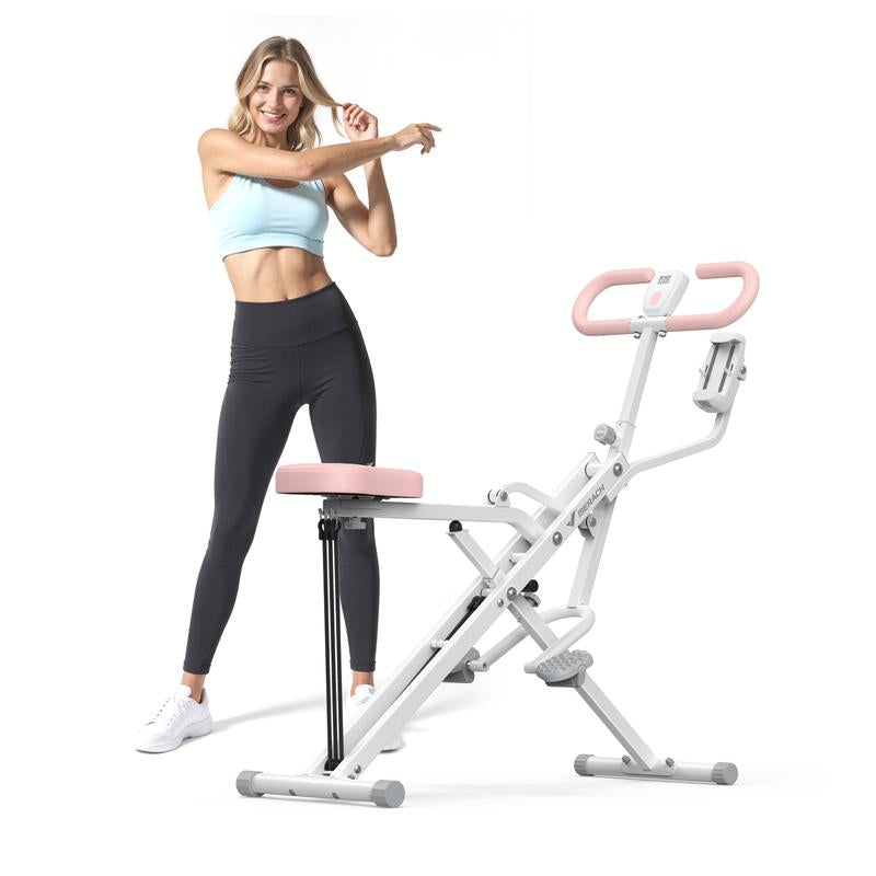 Advanced rowing machines and squat exercises for comprehensive fitness training and muscle strengthening