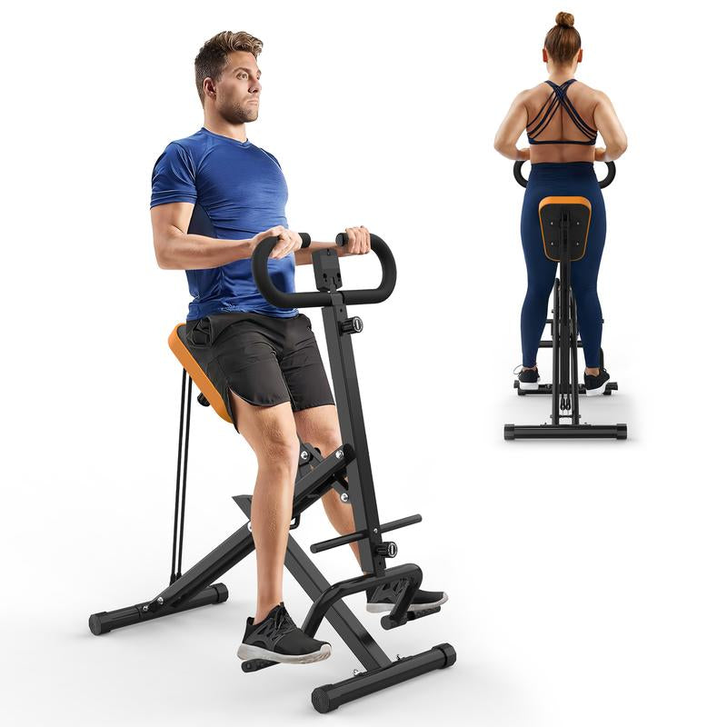 Foldable Squat Rodeo equipment used to enhance core strength and stability in fitness training sessions