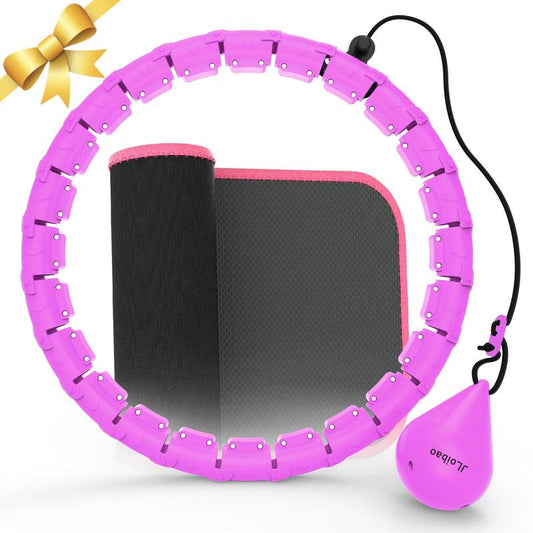 Smart hula hoop designed for fitness enthusiasts seeking engaging and effective exercise equipment.