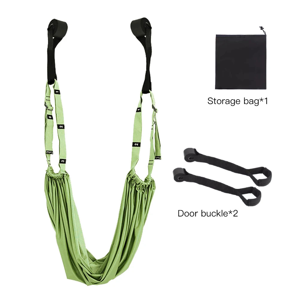 Aerial Yoga Strap Pull Rope Hammock Trainer.