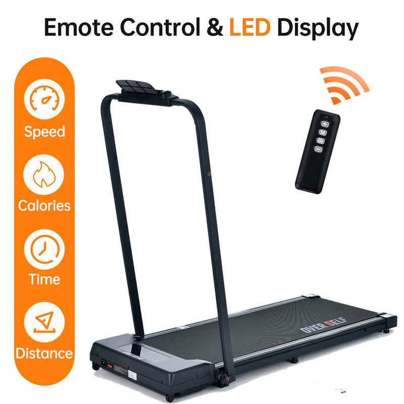 Portable treadmill for efficient home workouts, combining convenience and advanced fitness technology.