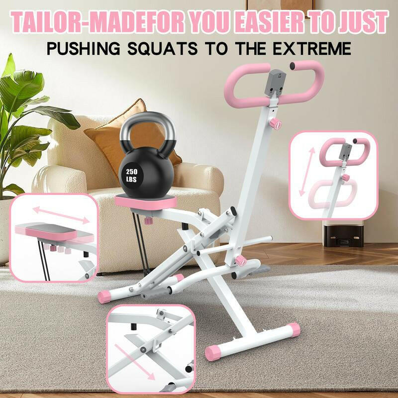 Foldable Squat Rodeo equipment used to enhance core strength and stability in fitness training sessions