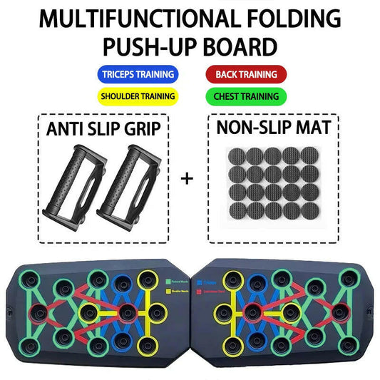 Foldable Push-Up Board Set for Full-Body Workout.