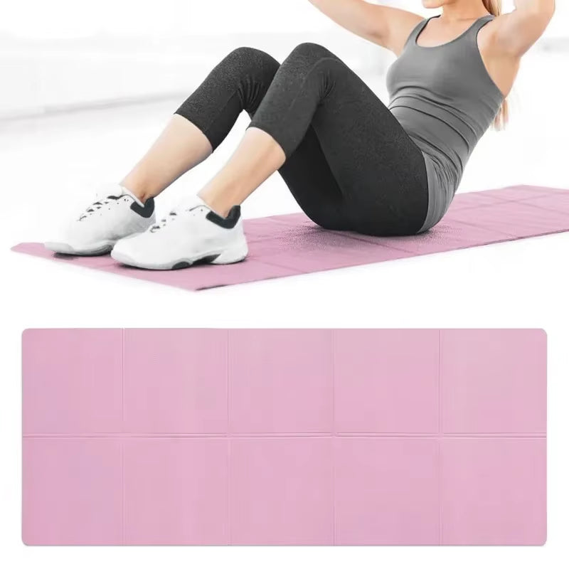 High-quality anti-slip yoga mat designed for optimal grip and stability during exercises.
