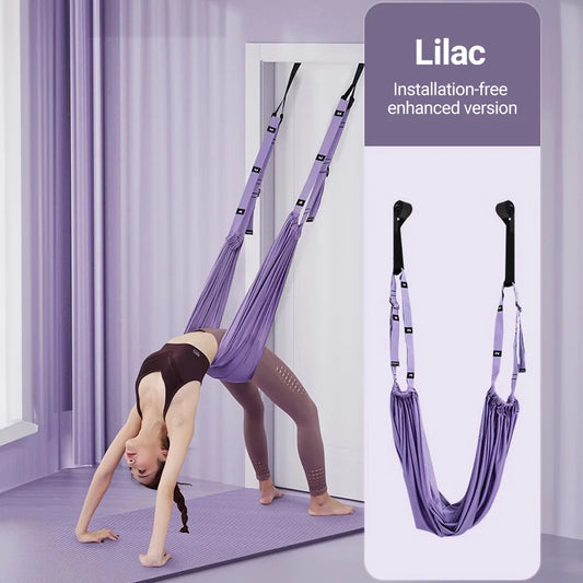 Aerial Yoga Strap Pull Rope Hammock Trainer.