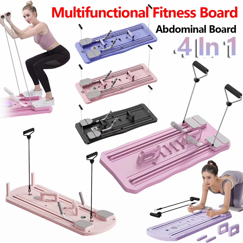 Core Sculptor demonstrating Pilates Powerboard exercises for enhanced strength and flexibility