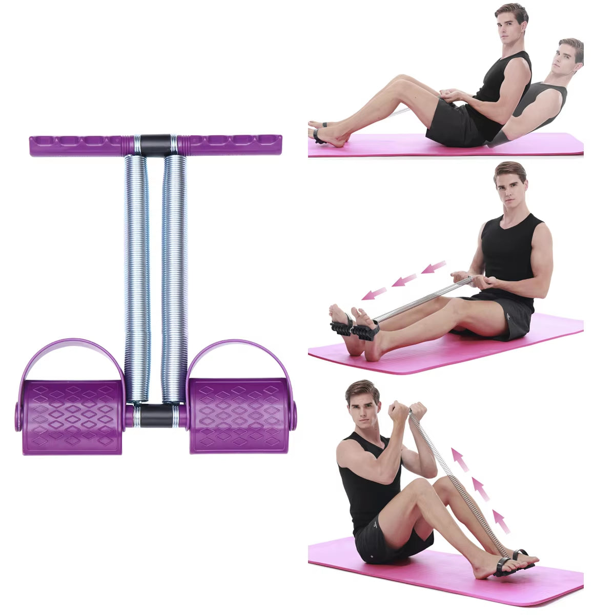 Powerstride™ – Portable Full-Body Fitness Pedal Trainer with Dual Resistance.