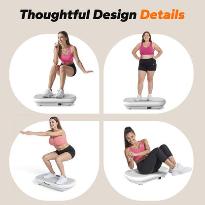 Vibration plate with Bluetooth control for enhanced workout flexibility and seamless user experience