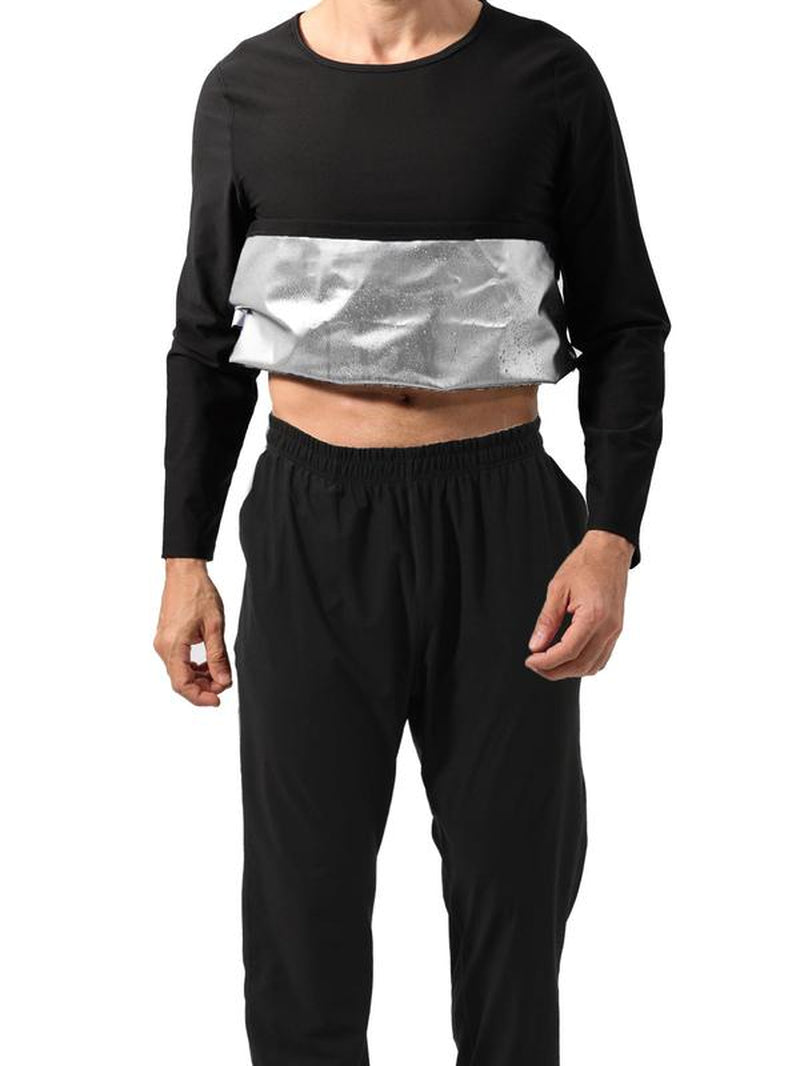 High-quality tracksuits designed for enhanced performance paired with a sauna suit for effective workout sessions