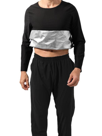 High-quality tracksuits designed for enhanced performance paired with a sauna suit for effective workout sessions