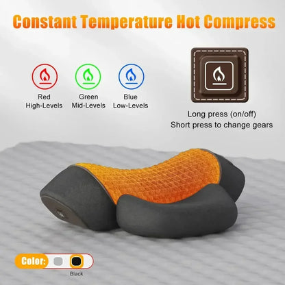 Electric massager and memory foam pillow for enhanced comfort and relaxation