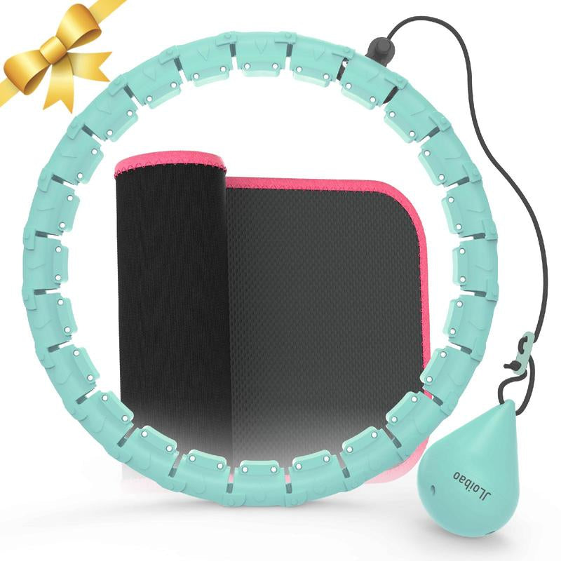 Smart hula hoop designed for fitness enthusiasts seeking engaging and effective exercise equipment.