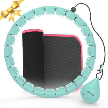 Smart hula hoop designed for fitness enthusiasts seeking engaging and effective exercise equipment.