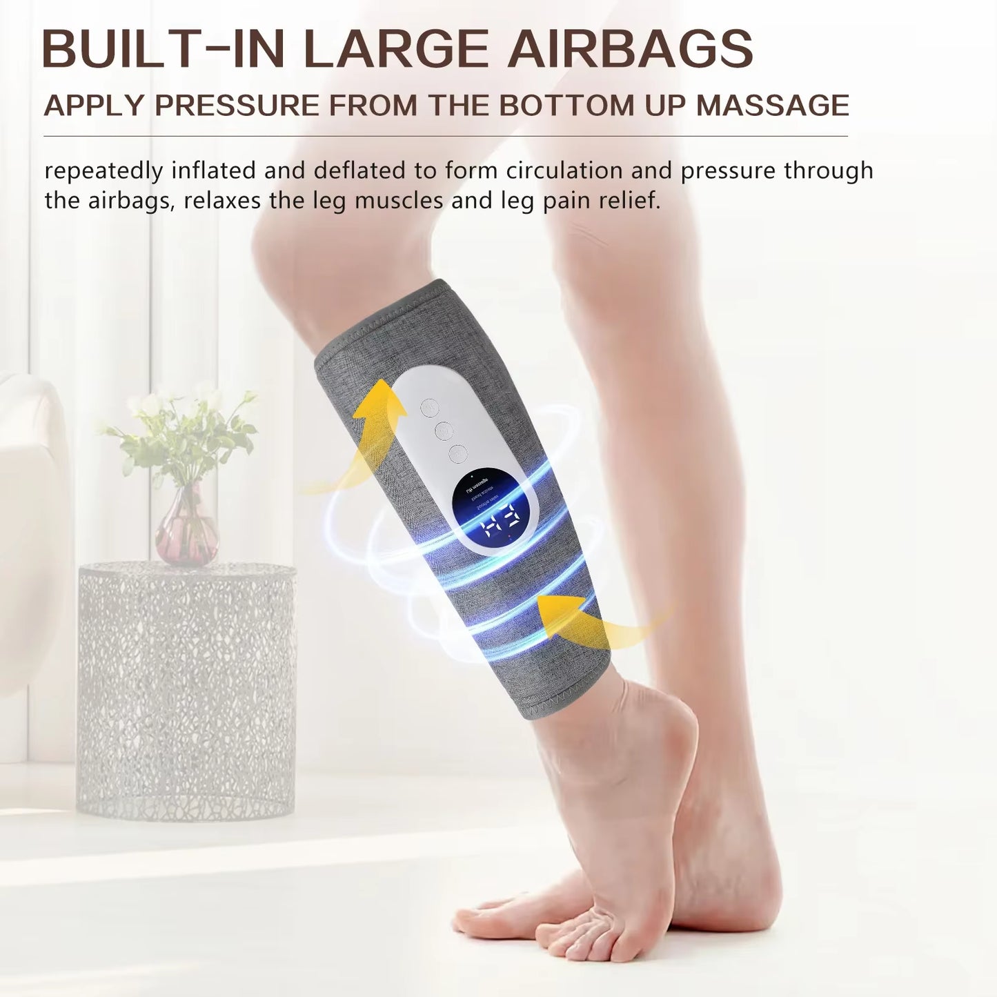 Portable massager designed for effective muscle relaxation and on-the-go comfort