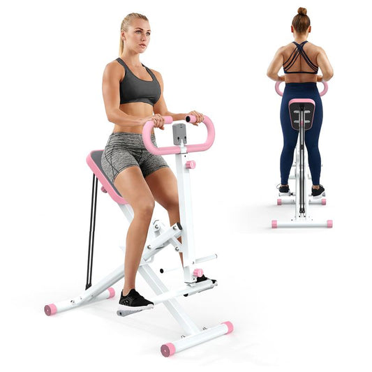 Foldable Squat Rodeo equipment used to enhance core strength and stability in fitness training sessions
