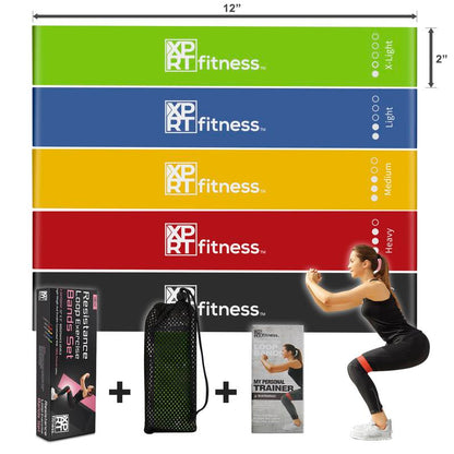 5 Different Resistance Bands for Home Workout.