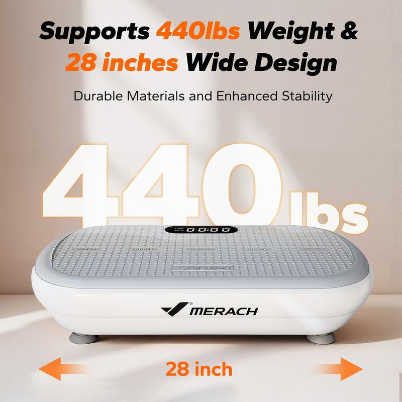 Vibration plate with Bluetooth control for enhanced workout flexibility and seamless user experience