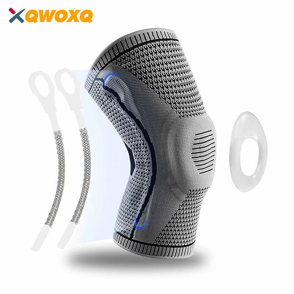 Professional sports athlete wearing a knee brace for optimal joint support and injury prevention