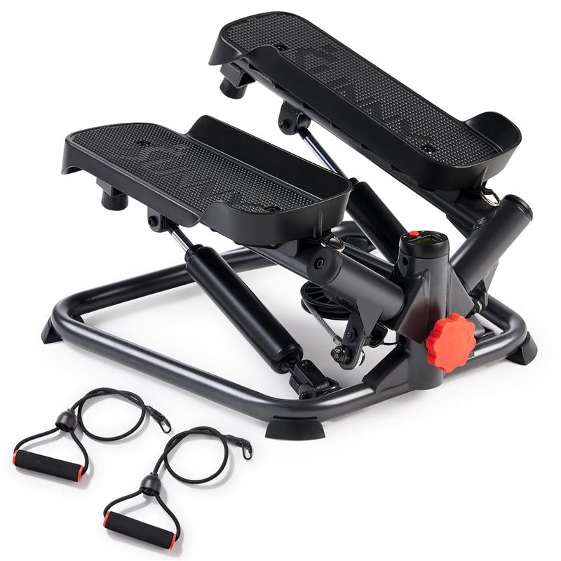 High-quality twist stair steppers paired with durable resistance bands for effective home workouts