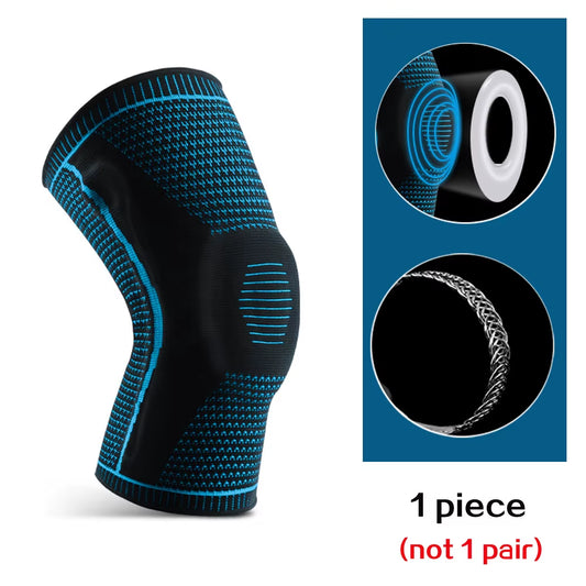 Professional sports athlete wearing a knee brace for optimal joint support and injury prevention