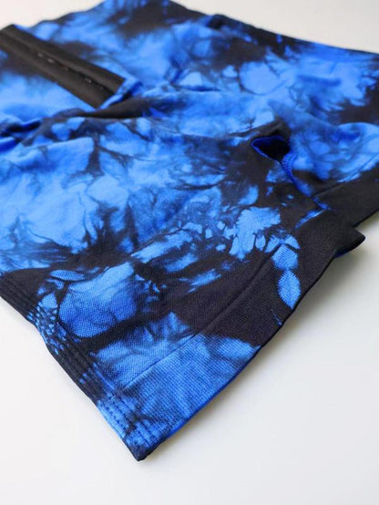 Slim fit tie-dyed shirt showcasing trendy fashion with a comfortable and stylish design for casual wear.