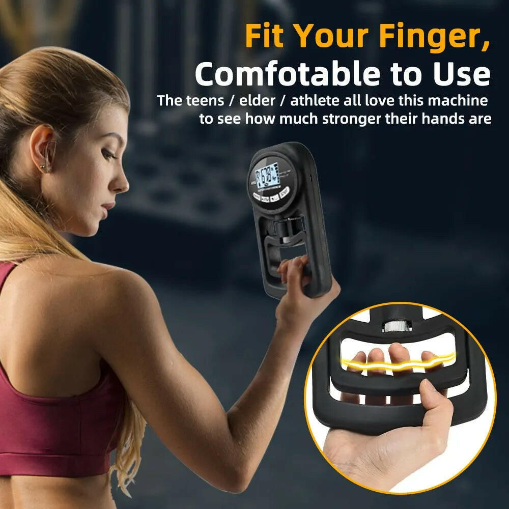Hand dynamometer measuring grip strength accurately for enhanced muscle assessment and rehabilitation purposes