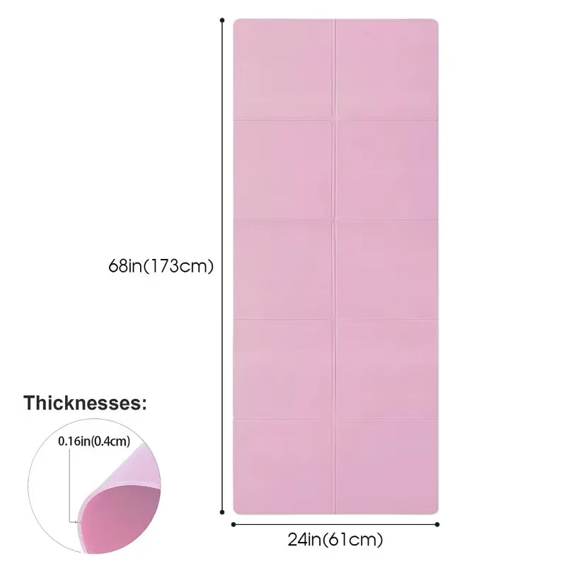 High-quality anti-slip yoga mat designed for optimal grip and stability during exercises.