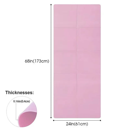 High-quality anti-slip yoga mat designed for optimal grip and stability during exercises.