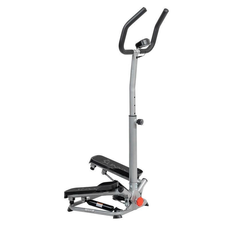 Twist stair stepper equipped with LCD monitor for effective cardiovascular exercise and performance tracking