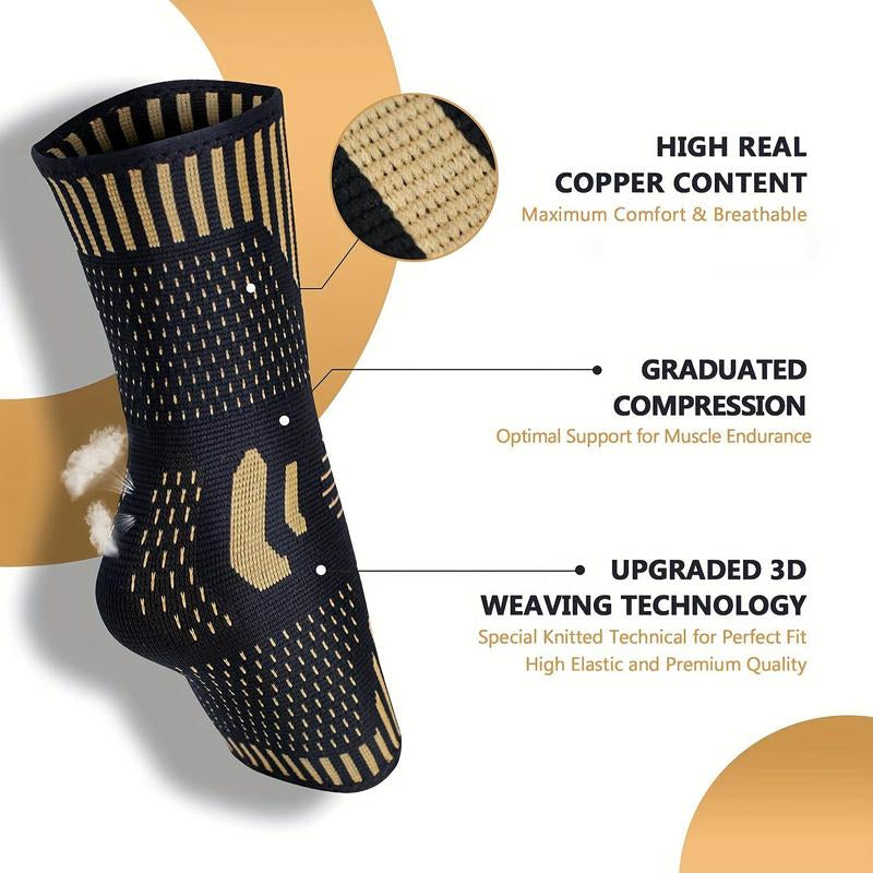 Ankle sleeve providing effective ankle heel protection for enhanced stability and injury prevention