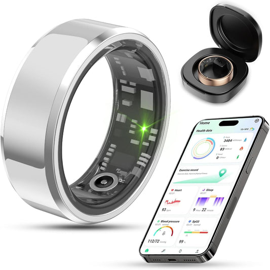 Smart Health fitness tracker displaying real-time activity and wellness metrics for comprehensive personal health monitoring