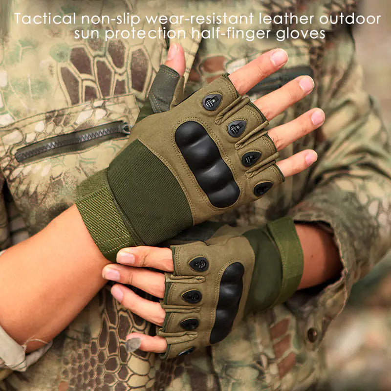 Durable tactical gloves designed for enhanced grip and protection in demanding environments
