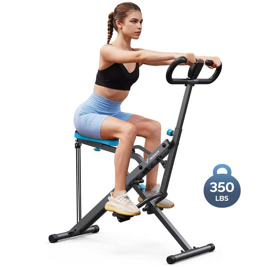 Advanced rowing machines and squat exercises for comprehensive fitness training and muscle strengthening