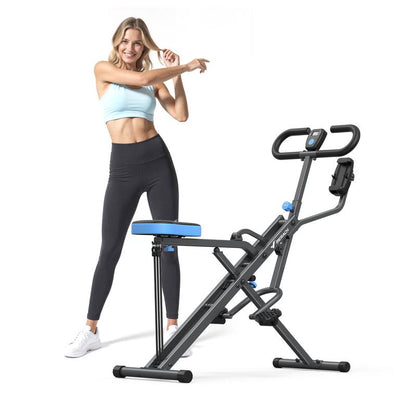 Advanced rowing machines and squat exercises for comprehensive fitness training and muscle strengthening