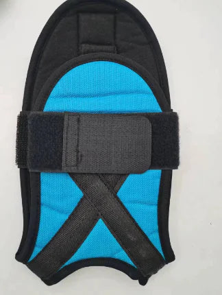 Yoga practitioner using a stretch strap for enhanced flexibility and deep muscle stretching during practice.