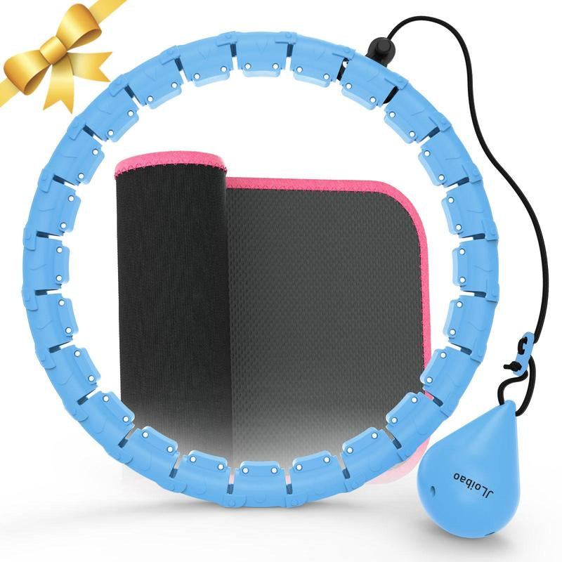 Smart hula hoop designed for fitness enthusiasts seeking engaging and effective exercise equipment.