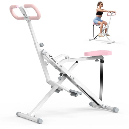 Adjustable Squat Trainer with Triple Resistance Bands for Total Lower Body Strength.