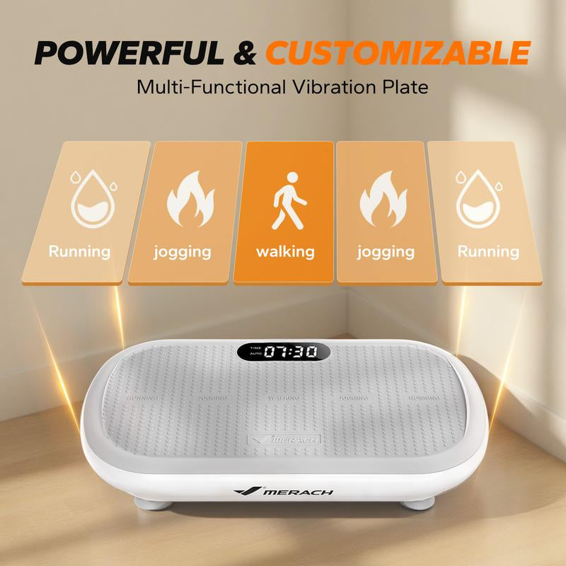Vibration plate with Bluetooth control for enhanced workout flexibility and seamless user experience