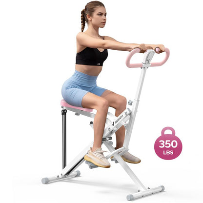 Advanced rowing machines and squat exercises for comprehensive fitness training and muscle strengthening
