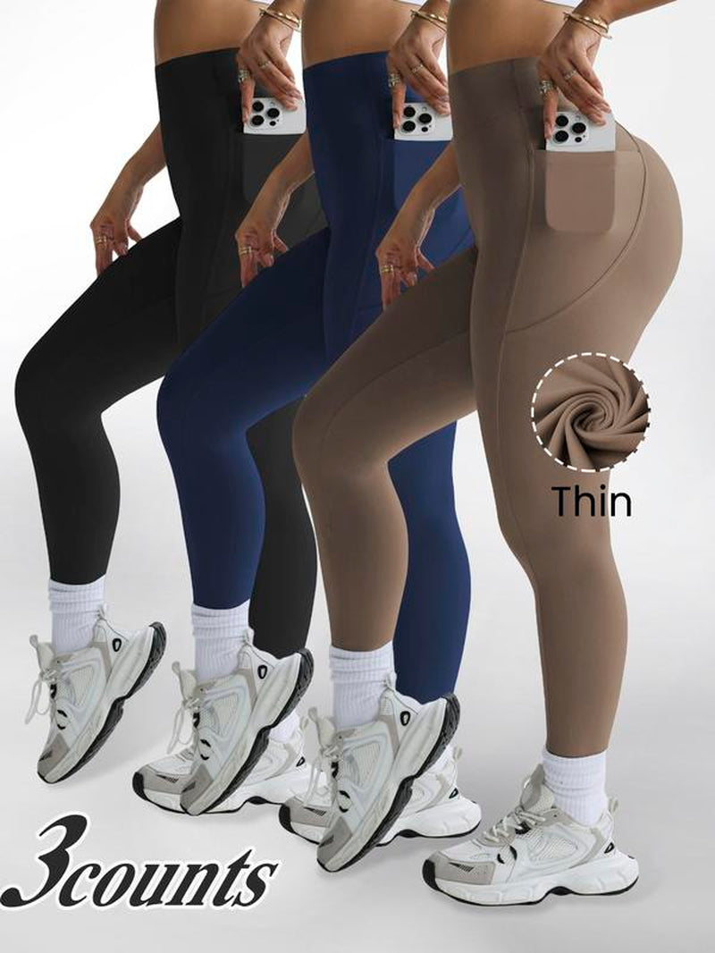 High waist thermal lined pants providing warmth and style for cold weather comfort