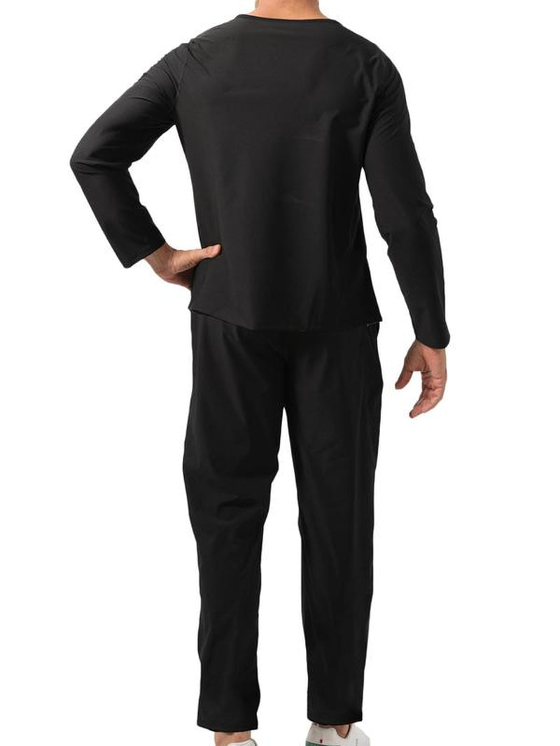 High-quality tracksuits designed for enhanced performance paired with a sauna suit for effective workout sessions