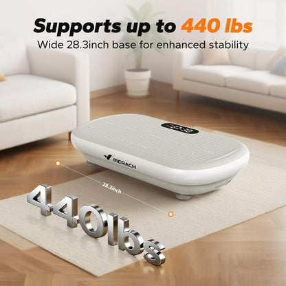 Vibration plate with Bluetooth control for enhanced workout flexibility and seamless user experience
