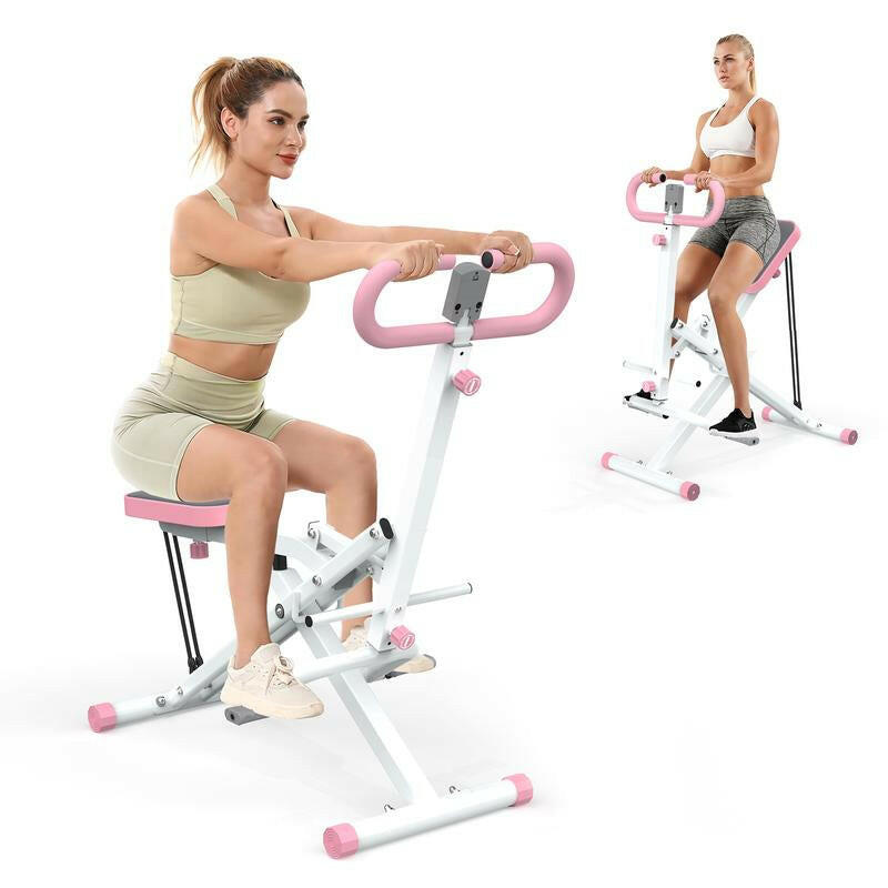Foldable Squat Rodeo equipment used to enhance core strength and stability in fitness training sessions