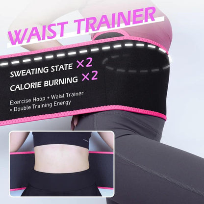 Smart hula hoop designed for fitness enthusiasts seeking engaging and effective exercise equipment.